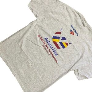 Rare’/ Vintage Bank of America x Asiana Visa Shirt